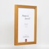 Effect Wooden Picture Frame Profile 52 Oak Coloured 18x24 cm Normal Glass