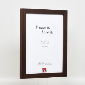 Effect Wooden Picture Frame Profile 52 dark brown 18x32 cm normal glass