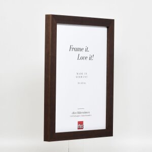 Effect Wooden Picture Frame Profile 52 dark brown 18x32 cm normal glass