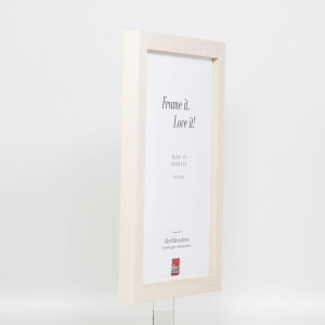 Effect Wooden Picture Frame Profile 52 white 20x20 cm Normal Glass