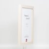 Effect Wooden Picture Frame Profile 52 white 20x25 cm Normal Glass