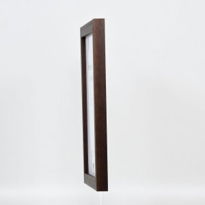 Effect Wooden Picture Frame Profile 52 dark brown 25x50 cm normal glass