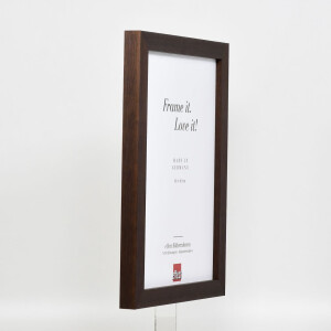 Effect Wooden Picture Frame Profile 52 dark brown 25x50 cm normal glass