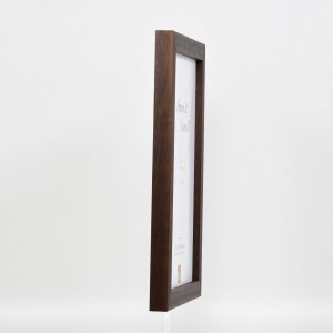 Effect Wooden Picture Frame Profile 52 dark brown 27x48 cm normal glass