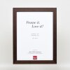 Effect Wooden Picture Frame Profile 52 dark brown 28x35 cm normal glass