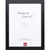 Effect wooden picture frame profile 52 black 60x60 cm normal glass