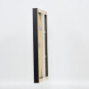 Effect wooden picture frame profile 52 black 60x60 cm normal glass