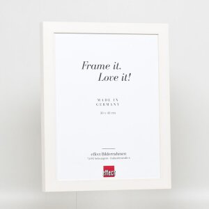 Effect Wooden Picture Frame Profile 55 white 10x10 cm normal glass