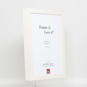 Effect Wooden Picture Frame Profile 55 white 15x20 cm Normal Glass