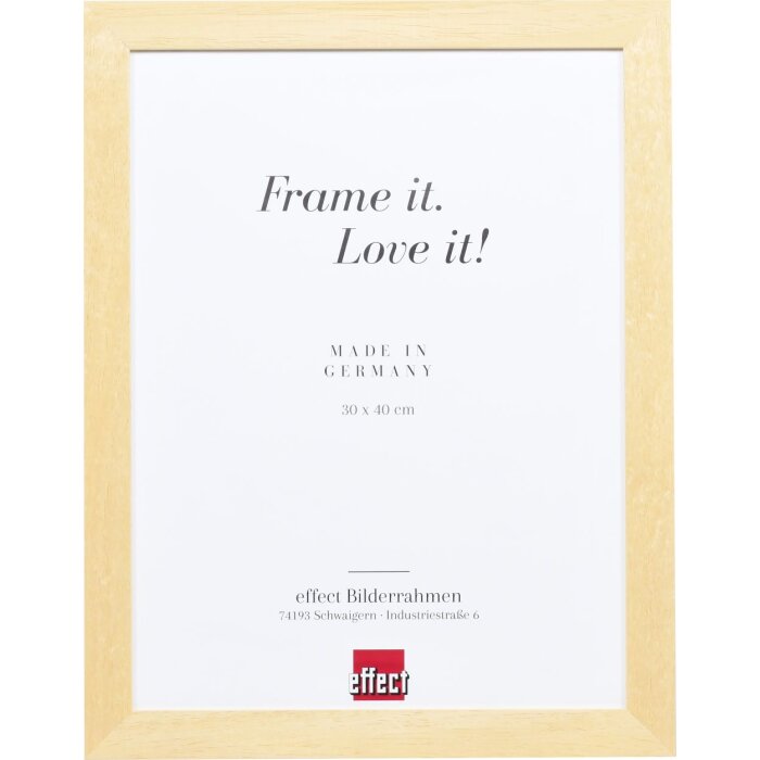 Effect Wooden Picture Frame Profile 55 nature 18x24 cm normal glass