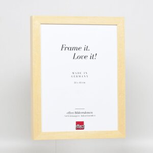 Effect Wooden Picture Frame Profile 55 nature 18x24 cm normal glass