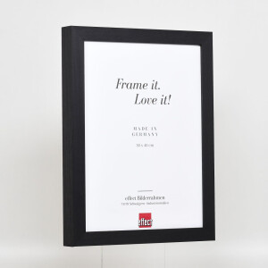 Effect Wooden Picture Frame Profile 55 black 18x32 cm Normal Glass