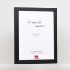 Effect Wooden Picture Frame Profile 55 black 18x32 cm Normal Glass