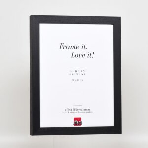 Effect Wooden Picture Frame Profile 55 black 20x25 cm Normal Glass