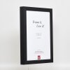 Effect Wooden Picture Frame Profile 55 black 21x28 cm Normal Glass