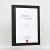 Effect Wooden Picture Frame Profile 55 black 50x100 cm Normal Glass