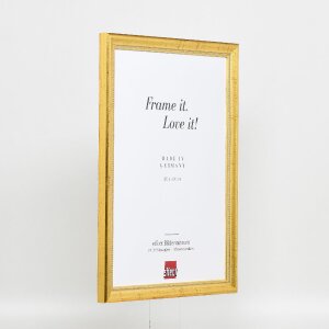 Effect wooden picture frame profile 85 Gold 9x13 cm normal glass