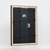 Effect wooden picture frame profile 85 black 9x13 cm normal glass