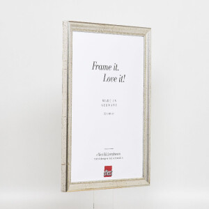 Effect wooden picture frame profile 85 silver 10x15 cm normal glass