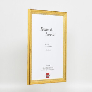 Effect wooden picture frame profile 85 gold 10x15 cm normal glass