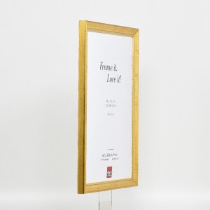 Effect wooden picture frame profile 85 gold 10x15 cm normal glass