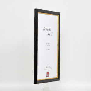 Effect wooden picture frame profile 85 black 13x13 cm normal glass