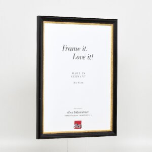 Effect Wooden Picture Frame Profile 85 Black 21x28 cm Normal Glass