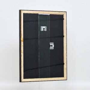 Effect wooden picture frame profile 85 black 25x50 cm normal glass