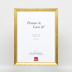 Effect wooden picture frame Profile 85 Gold 30x30 cm normal glass