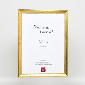 Effect wooden picture frame Profile 85 Gold 30x30 cm normal glass