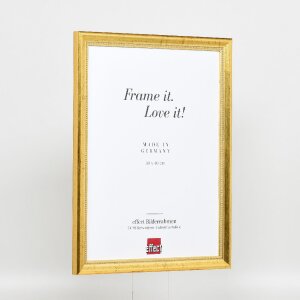 Effect wooden picture frame Profile 85 Gold 30x30 cm normal glass