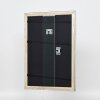 Effect wooden picture frame profile 85 silver 30x45 cm normal glass