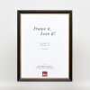 Effect wooden picture frame profile 85 black 40x50 cm normal glass