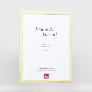 Effect wooden frame Profile 32 green 13x13 cm anti-reflective glass