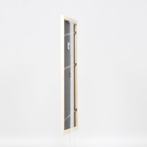 Effect Wooden Frame Profile 32 white 20x20 cm Anti-reflective glass