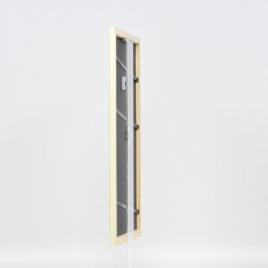 Effect wooden frame Profile 32 green 25x80 cm anti-reflective glass