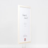 Effect Wooden Frame Profile 32 white 30x30 cm Anti-reflective glass