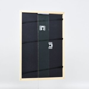 Effect wooden frame Profile 32 white 40x40 cm anti-reflective glass