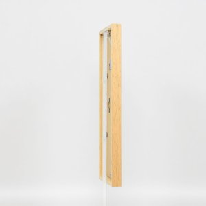 Effect wooden frame profile 35 oak 10x10 cm anti-reflective glass