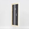 Effect Wooden Baroque Frame Profile 37 white 7x10 cm Anti-reflective glass