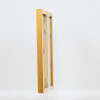 Effect wooden picture frame profile 52 oak-coloured 20x20 cm anti-reflective glass