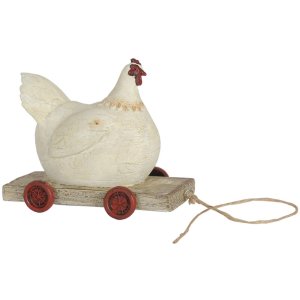 Clayre & Eef HENNE Decorative Figure 14x11x6 cm...