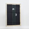 Effect wooden picture frame profile 85 silver 35x50 cm anti-reflective glass