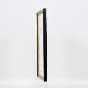 Effect wooden picture frame profile 85 black 60x90 cm anti-reflective glass