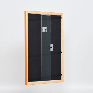 Effect wooden frame profile 89 salmon 7x10 cm anti-reflective glass