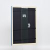 Effect wooden frame profile 89 blue 10x10 cm anti-reflective glass