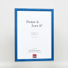 Effect wooden frame profile 89 blue 13x13 cm anti-reflective glass