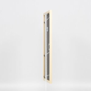 Effect Wooden Frame Profile 89 white 25x30 cm Anti-reflective glass