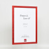 Effect wooden frame profile 89 red 27x48 cm anti-reflex glass