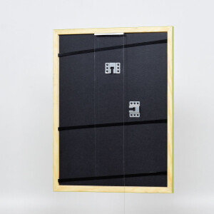 Effect wooden frame Profile 89 green 30x45 cm anti-reflective glass